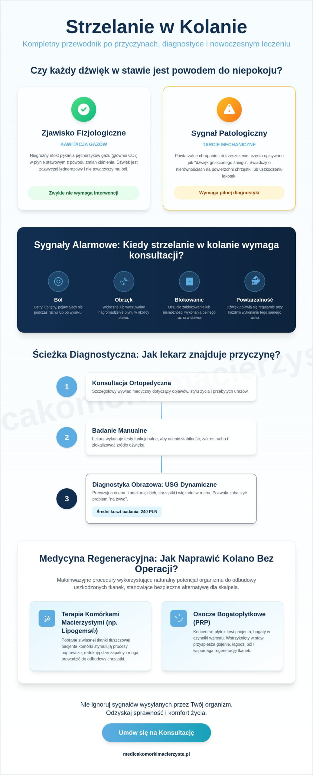 Co oznacza strzelanie w kolanie? Przyczyny, diagnostyka i nowoczesne metody regeneracji